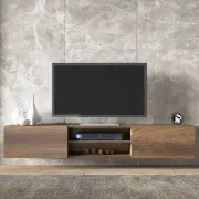 Picture of Avero Wall-Mounted TV Stand – Natural Wood