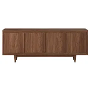 Picture of Olsen Natural Wood TV Unit – Four Doors & Tapered Legs