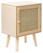 صورة Pauline – Rattan Single-Door Bedside Table