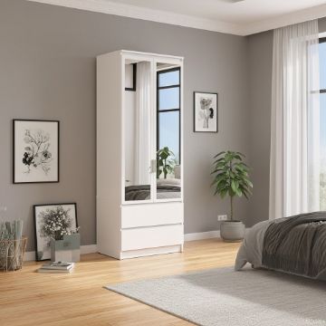 Show details for Alexsey 2 Door Wardrobe Picture of Alexsey 2 Door Wardrobe