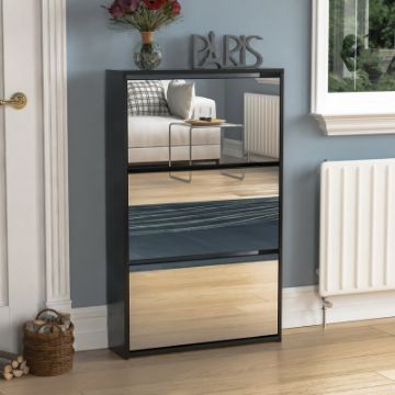 Hermina 12 Pair Shoe Storage Cabinet Hermina 12 Pair Shoe Storage Cabinet