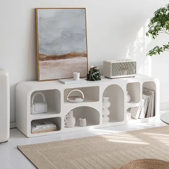 Picture of Silven Modular TV & Bookcase Unit – Natural Wood
