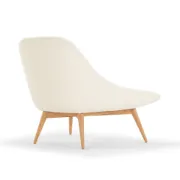 Picture of Elton Accent Chair – Classic Meets Modern with Natural Wood Legs ( Grey Color )