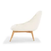 Picture of Elton Accent Chair – Classic Meets Modern with Natural Wood Legs ( Grey Color )
