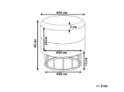 صورة بيجو مقعد مصنوع  من الخشب الطبيعي