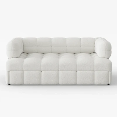 Rumi Convertible Sofa Bed – Modern Tufted Design