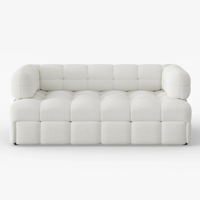 Rumi Convertible Sofa Bed – Modern Tufted Design