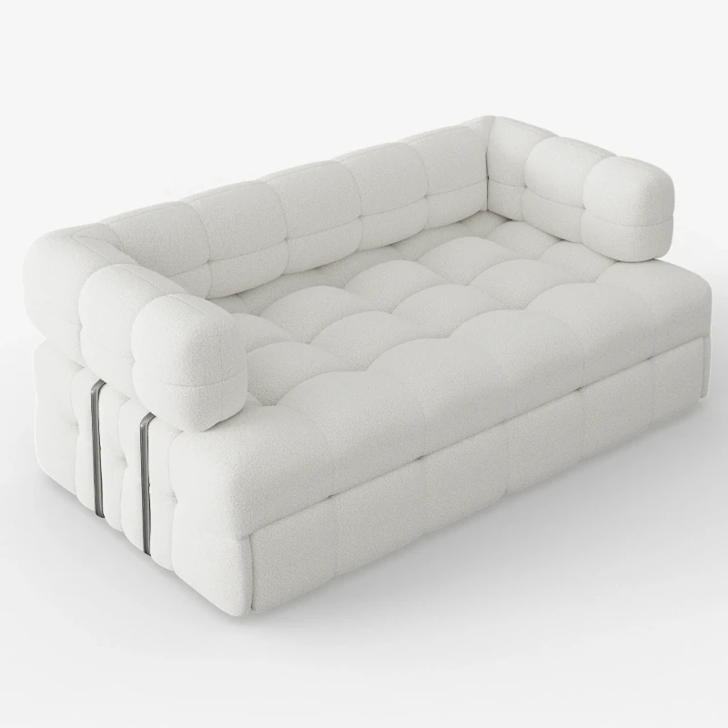Rumi Convertible Sofa Bed – Modern Tufted Design