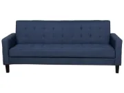 Mirelle – Modern Convertible Sofa with Natural Wood Frame