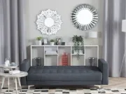 Velena – Modern Convertible Sofa with Metal Legs