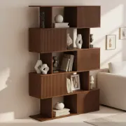 Ravine – Natural Wood Display Shelf with Modern Design