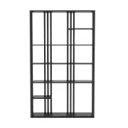 Montréal Display Shelf – Black Metal Frame with Open Design.