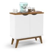 Mavero – Natural Wood Coffee Corner Cabinet