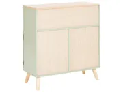 LuneBox Kids Natural wood Cabinet.
