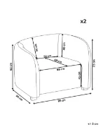 Luvora - Curved Velvet Armchair