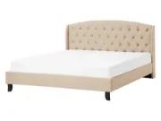 Belgrado Elegant Upholstered Bed – Tufted Square Padded Headboard