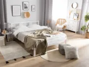 Sivaro Natural Wood Bed – Minimalist Design