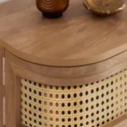 Épure Rattan Console  - Natural wood.