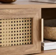 Épure Rattan Console  - Natural wood.