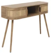 Épure Rattan Console  - Natural wood.
