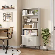 Picture of Elise - Natural Wood Bookshelf with Bottom Storage Cabinet