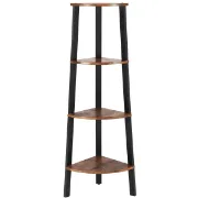 Drumm – Modern Natural Wood Corner Shelf