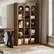 Archez – Decorative Natural Wood Bookcase with Arched Design