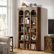 Archez – Decorative Natural Wood Bookcase with Arched Design