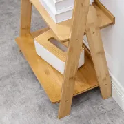 Nova – Natural Wood Ladder Shelf with 5 Tiers