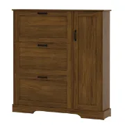 Montreil – Large Natural Wood Shoe Cabinet