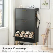 Noastra - Modern Natural Wood Shoe Cabinet