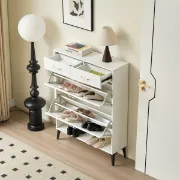 Élano - Modern Natural Wood Shoe Cabinet