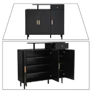 Noirette – Luxury Modern Natural Wood Shoe Cabinet