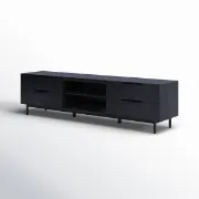 Avero – TV Stand with a Modern Minimal Design – Natural Wood