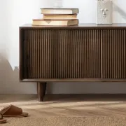 Ravello - Fluted Natural Wood Sideboard
