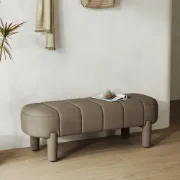 Picture of Arden Upholstered Bench with Soft Curved Design