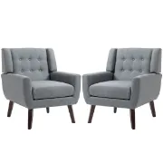 صورة .أورور كرسي جانبي بذراعين - من الخشب الطبيعي