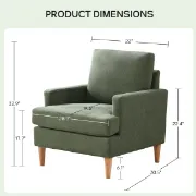 صورة .بلوم كرسي بذراعين - من الخشب الطبيعي