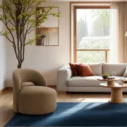 صورة .إيليت كرسي بتصميم منحني – من الخشب الطبيعي