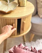 Picture of Élise Natural wood - Side Table.